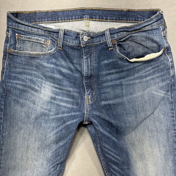 Levis 559 Jeans Mens 38x32‎ Blue Straight Grunge American Western Workwear Denim - Picture 1 of 12